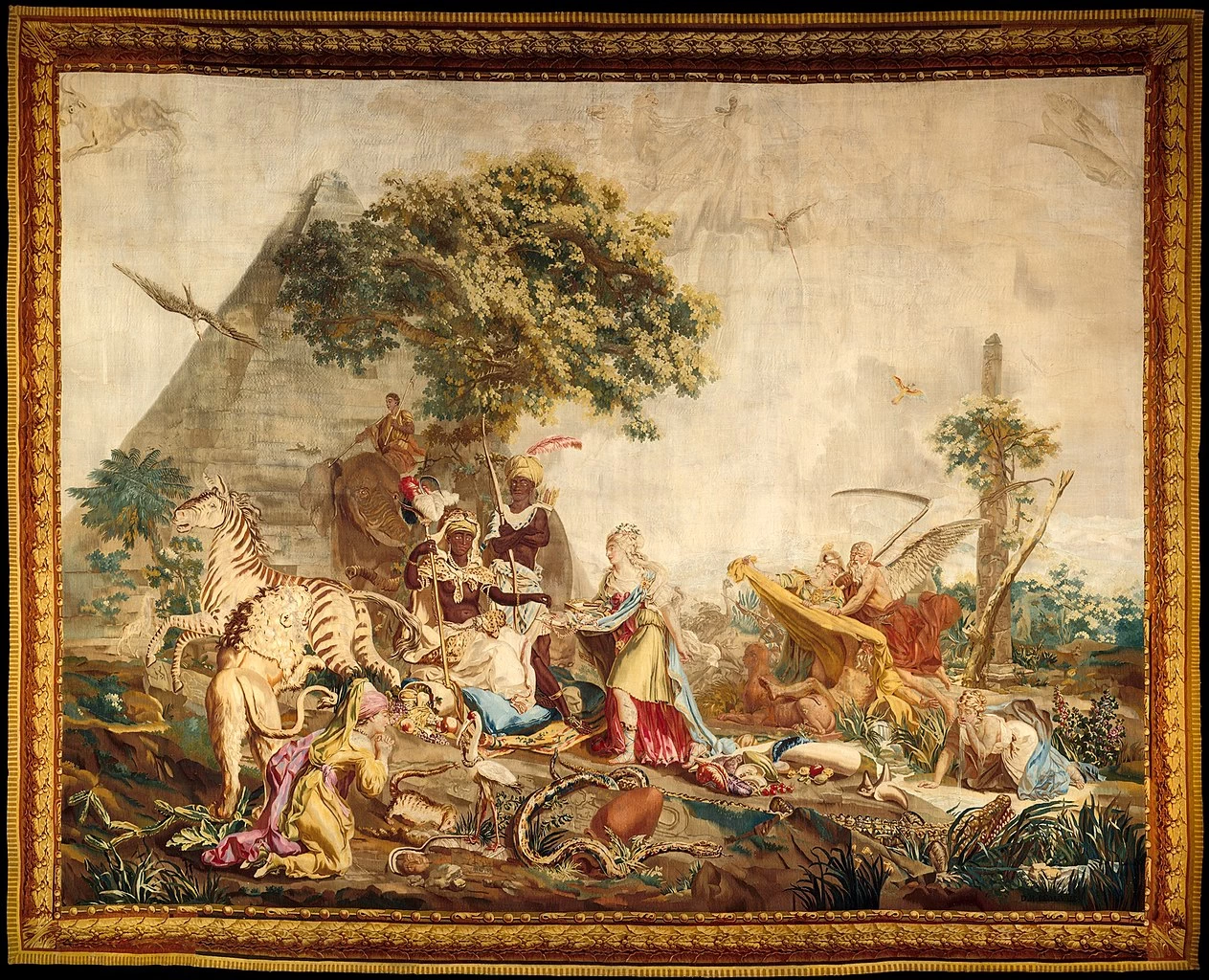 Jean Le Barbier - Africa da un insieme dei Quattro Continenti, Metropolitan Museum of Art, New York